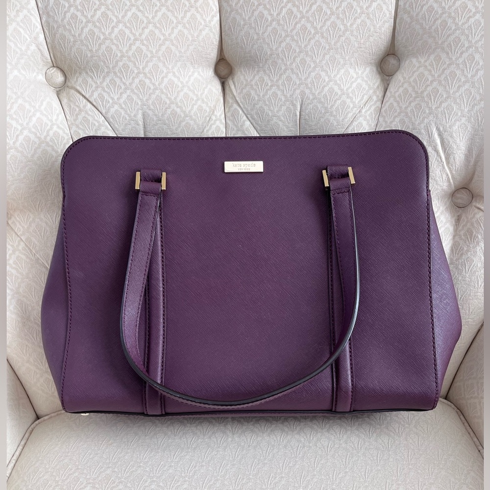 Kate Spade Plum Leather Bag